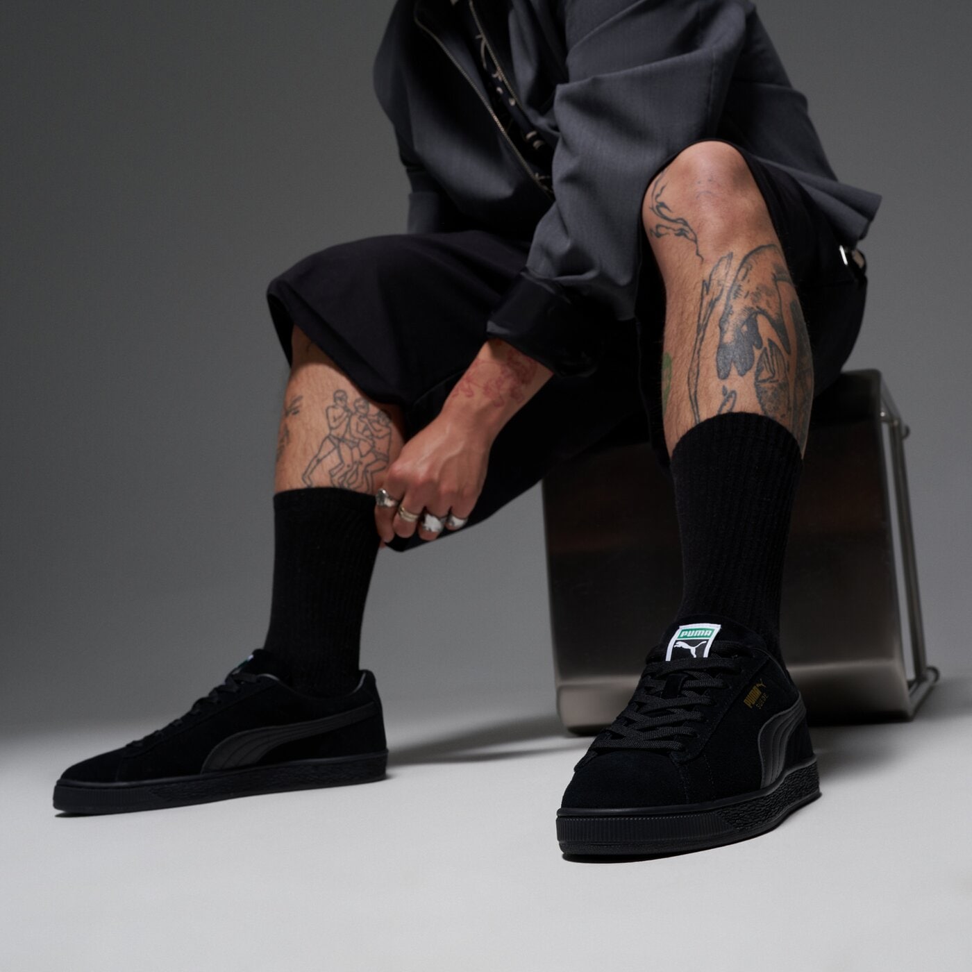 Мъжки маратонки PUMA SUEDE CLASSIC  39978107 цвят черен