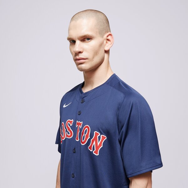 NIKE РИЗА REPLICA BOSTON RED SOX MLB t7lm-bqa2-bq-l23 цвят тъмносин