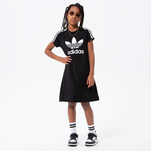  ADIDAS РОКЛЯ ADICOLOR GIRL  hk0289 цвят черен