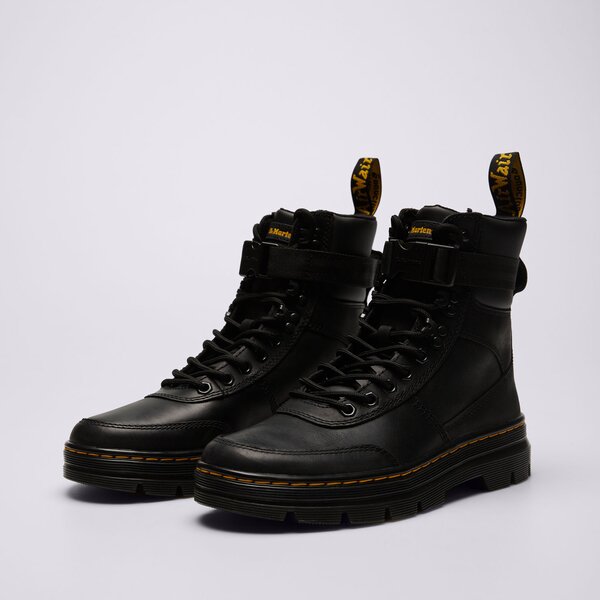 Дамски боти DR.MARTENS COMBS TECH LEATHER  27801001 цвят черен