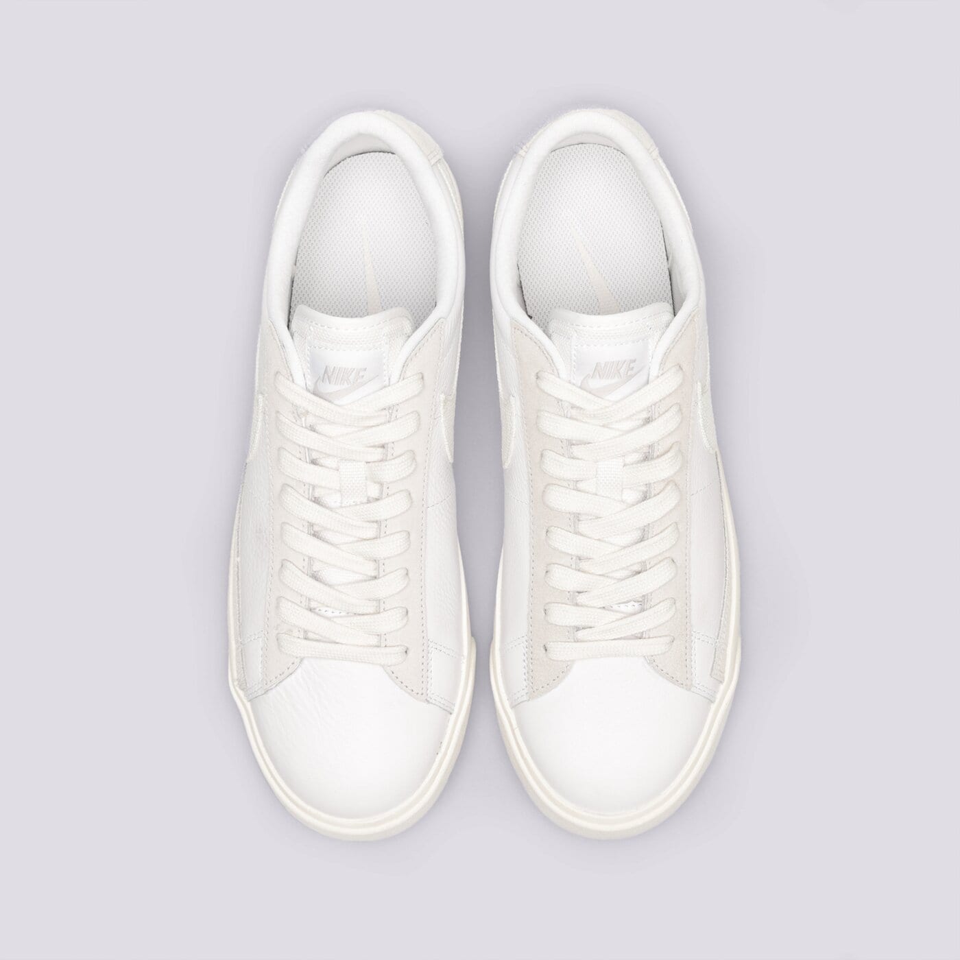 Мъжки маратонки NIKE BLAZER LOW LEATHER cw7585-100 цвят бял