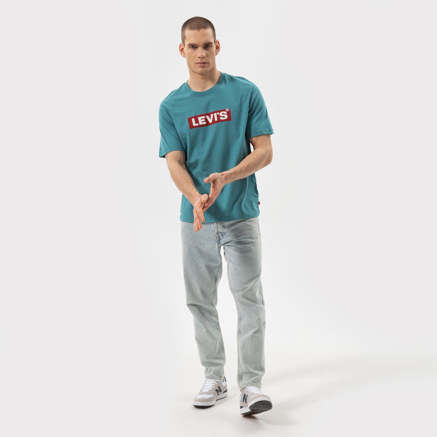 Мъжка тениска LEVI'S ТЕНИСКА SS RELAXED FIT TEE 16143-0531 цвят син