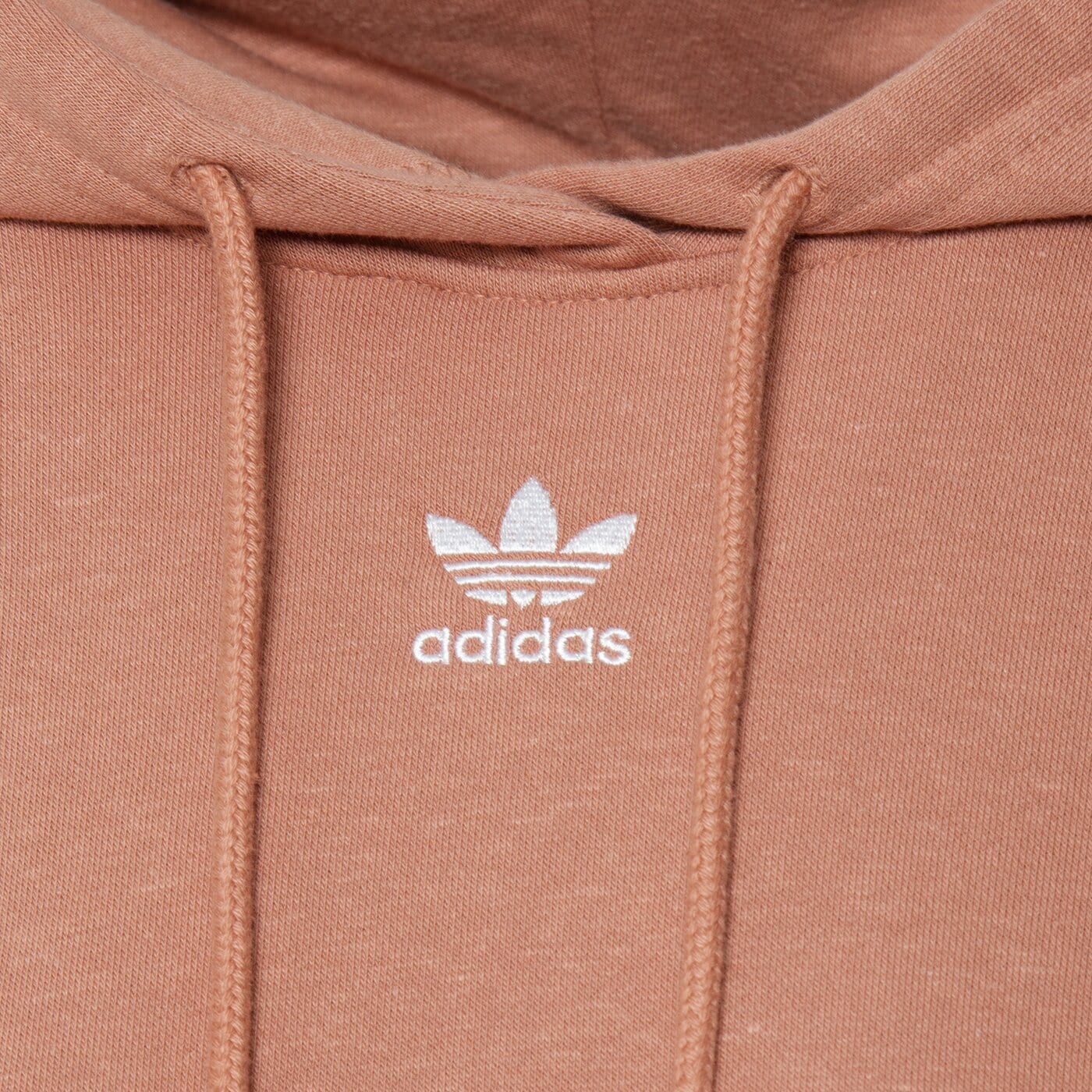 Дамски суичър ADIDAS СУИТЧЪР С КАЧУЛКА ESS+ HOODIE SIZE PLUS h44651 цвят розов