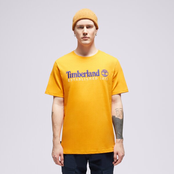 Мъжка тениска TIMBERLAND ТЕНИСКА SS EST. 1973 CREW TEE REGULAR tb0a6se1ed11 цвят жълт