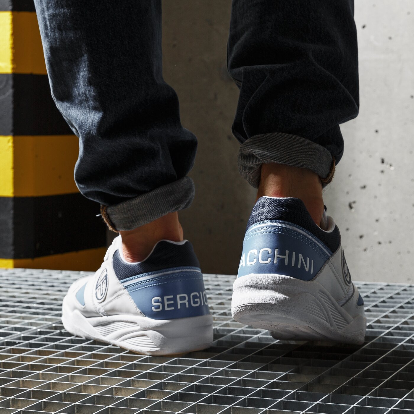 Мъжки маратонки SERGIO TACCHINI TOP CLS LTH stm91201501 цвят бял