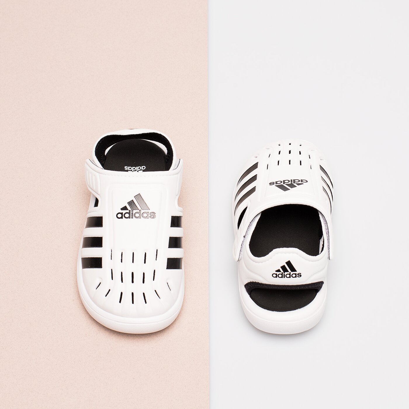 Детски чехли и сандали ADIDAS WATER SANDAL I gw0388 цвят бял