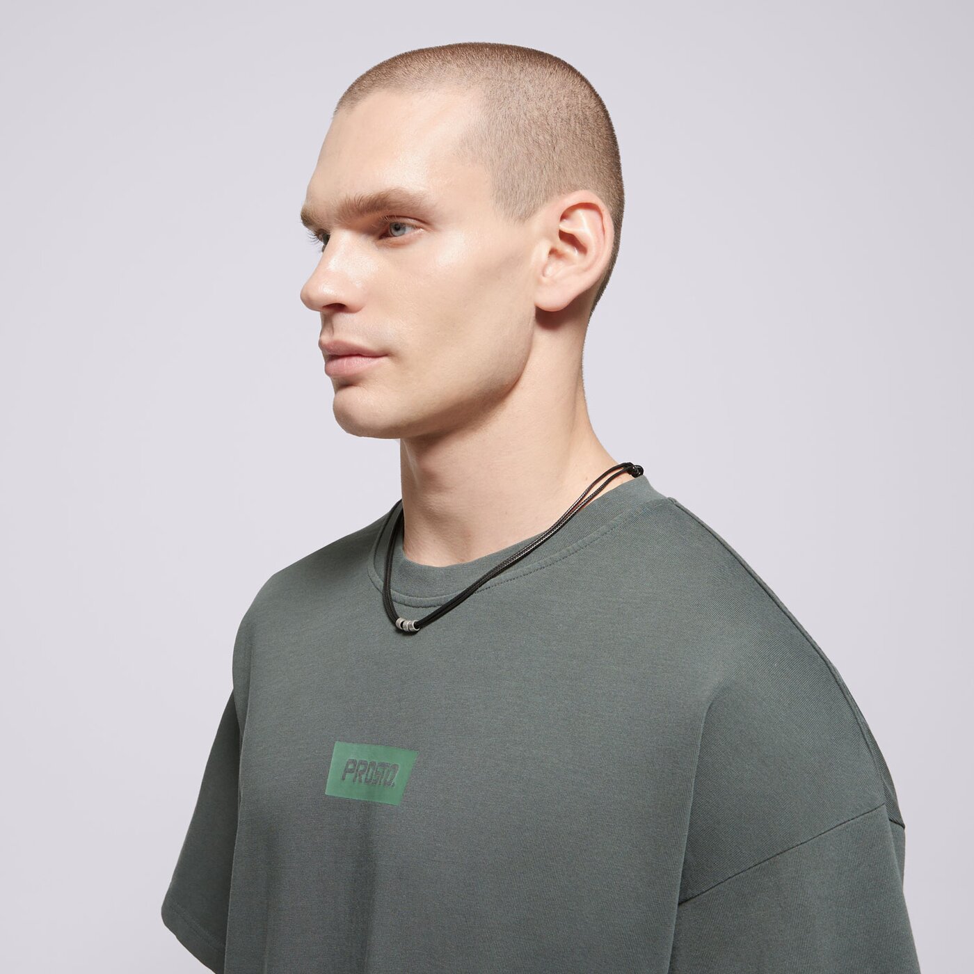 Мъжка тениска PROSTO  ТЕНИСКА BOX 2.0 kl251mtee1133 цвят зелен