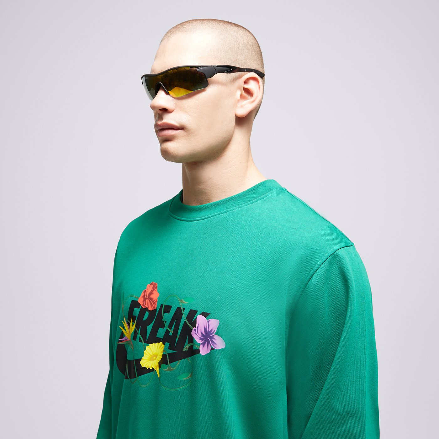 Мъжки суичър NIKE СУИТЧЪР GA M NK S.I. CREW GX NBA fj9557-365 цвят зелен