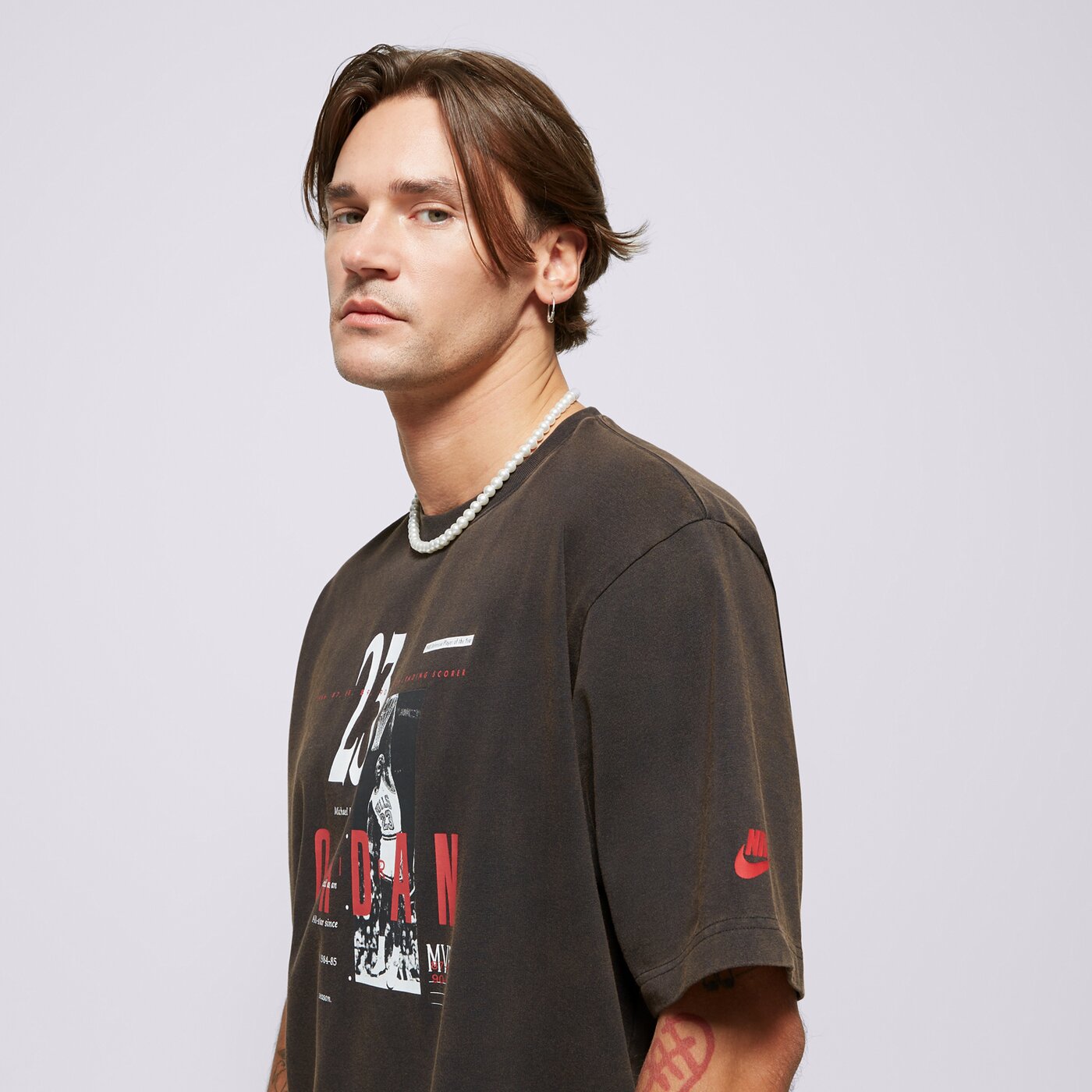 Мъжка тениска JORDAN ТЕНИСКА M J REISSUE GX SS CREW hj2356-010 цвят черен