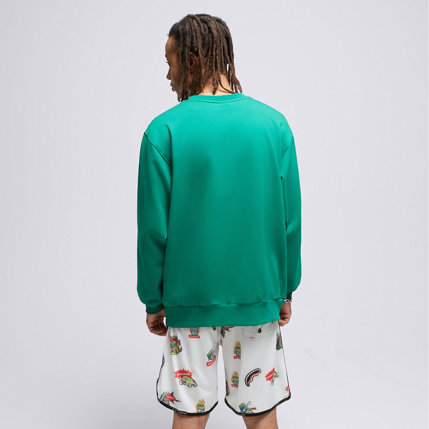 Мъжки суичър NIKE СУИТЧЪР GA M NK S.I. CREW GX NBA fj9557-365 цвят зелен