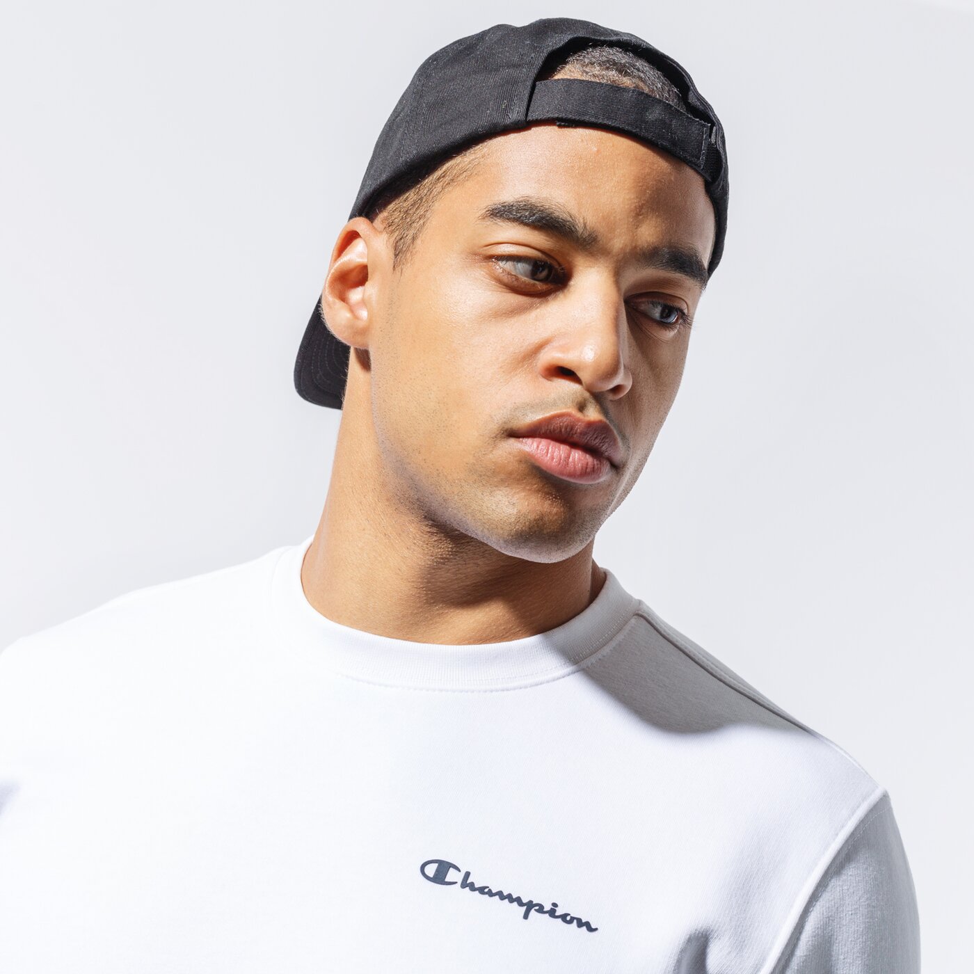 Мъжки суичър CHAMPION СУИТЧЪР CREWNECK SWEATSHIRT 214750ww001 цвят бял