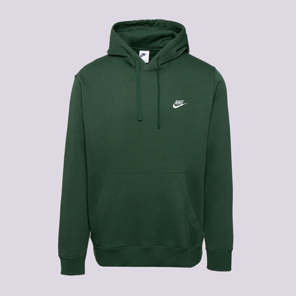 Мъжки суичър NIKE СУИТЧЪР С КАЧУЛКА M NSW CLUB HOODIE PO BB bv2654-323 цвят зелен