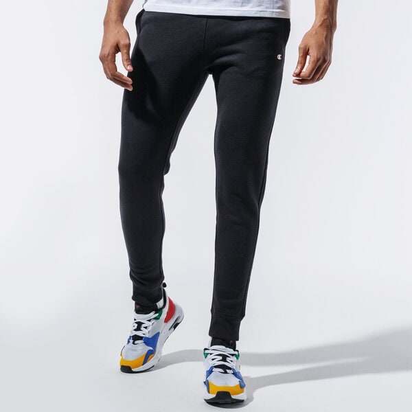Мъжки панталони CHAMPION ПАНТАЛОНИ RIB CUFF PANTS 214962kk001 цвят черен