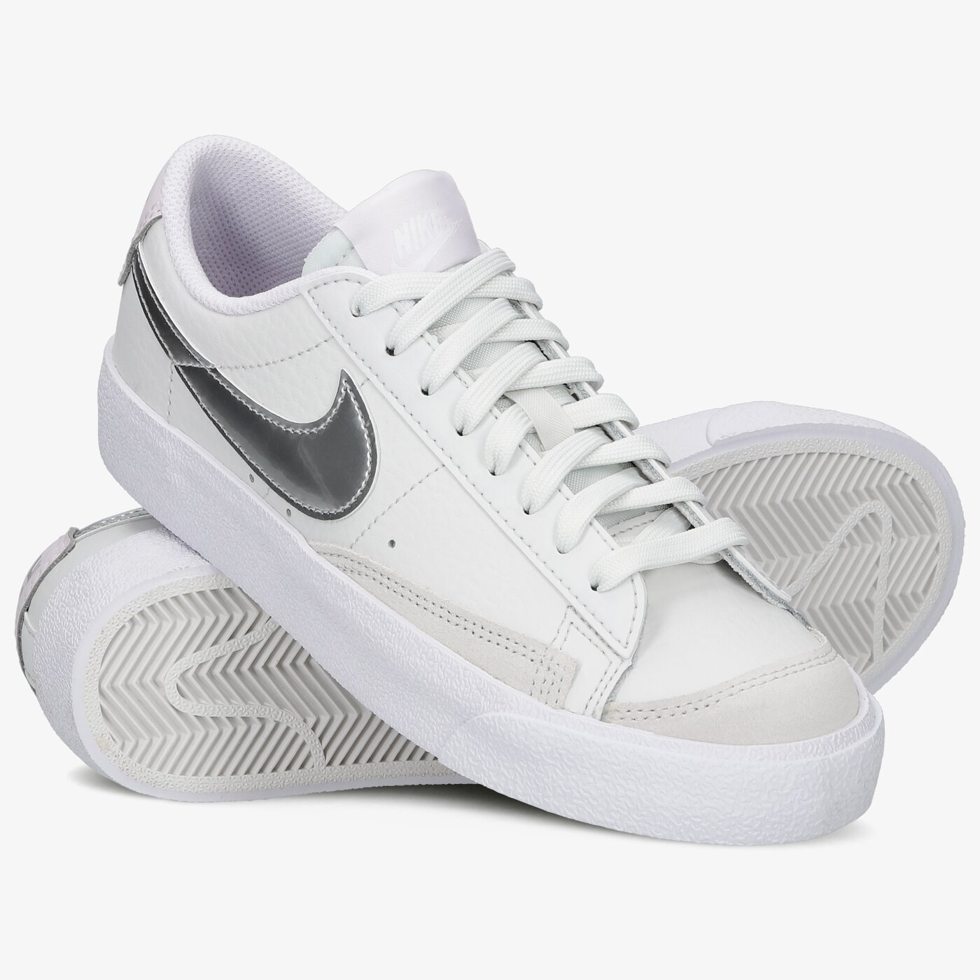 Детски маратонки NIKE BLAZER LOW '77 da4074-003 цвят сив