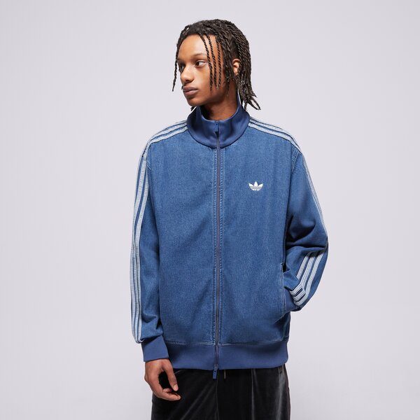Мъжки суичър ADIDAS СУИТЧЪР СЪС ЗАКОПЧАВАНЕ DENIM FB TT jc6233 цвят син