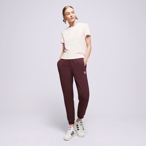 Дамски панталони ADIDAS ПАНТАЛОНИ TREF ESS JOG S'MAR ib2804 цвят кафяв