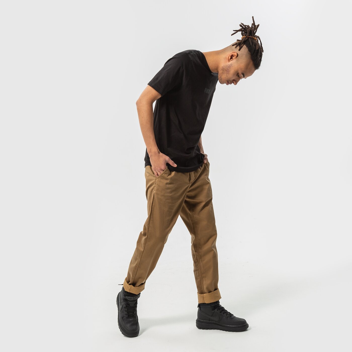 Мъжки панталони VANS ПАНТАЛОНИ MN AUTHENTIC CHINO SLIM PANT vn0a5fj7dz91 цвят бежов