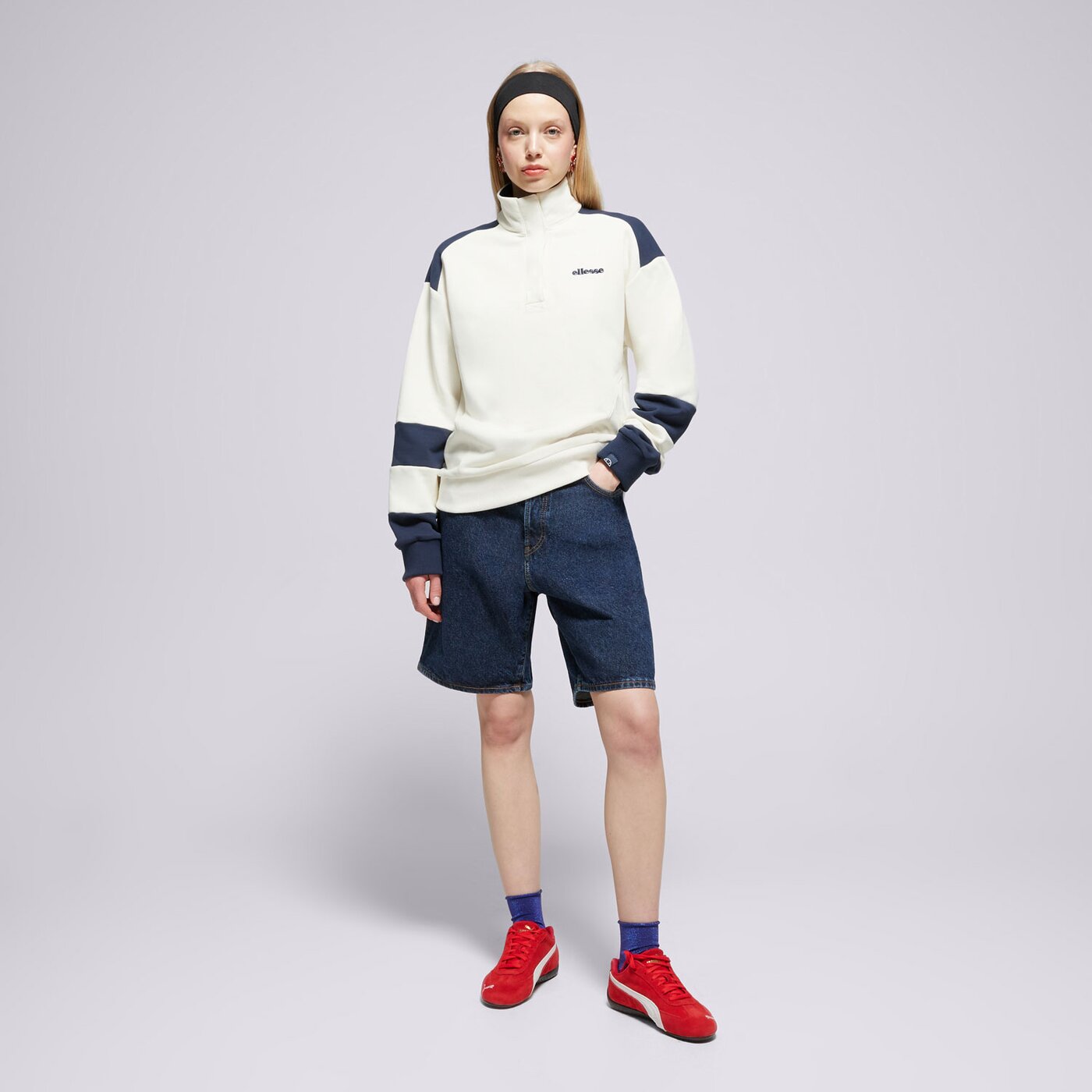 Дамски суичър ELLESSE СУИТЧЪР PASTICCERIA SWEATSHIRT OFF WHT sgz22006904 цвят бежов