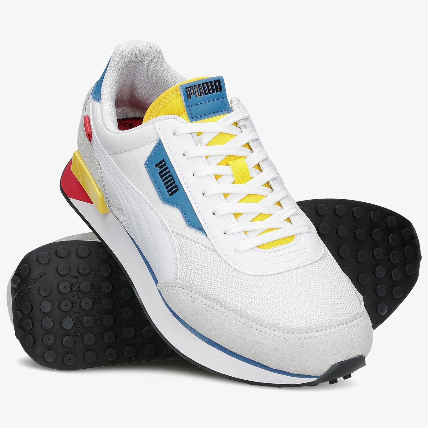 Мъжки маратонки PUMA FUTURE RIDER NEON PLAY 37338308 цвят бял