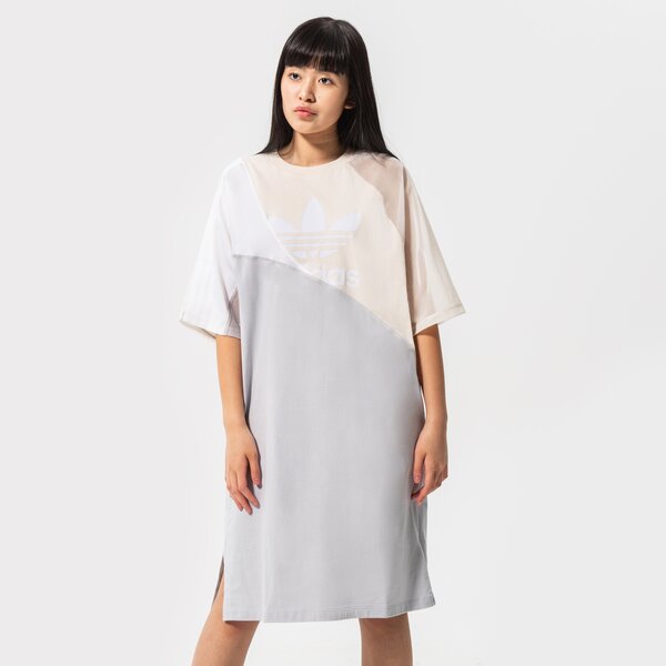 Дамски ADIDAS РОКЛЯ TEE АНЦУГS hc0636 цвят сив