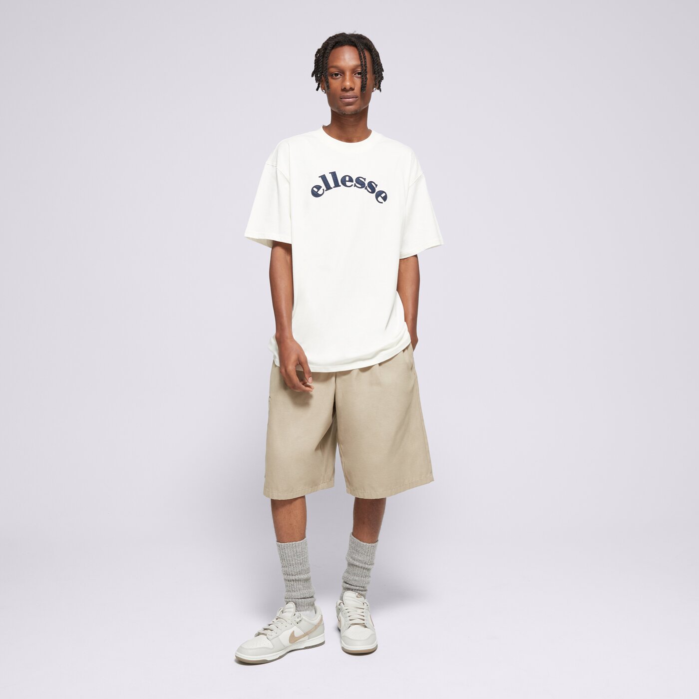 Мъжка тениска ELLESSE ТЕНИСКА VINNIO TEE OFF WHT shx21072904 цвят бежов