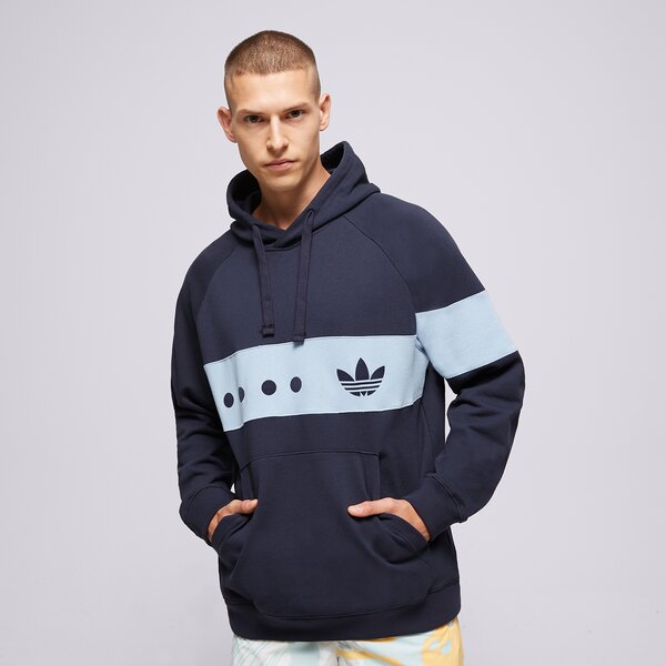 Мъжки суичър ADIDAS СУИТЧЪР С КАЧУЛКА CITY HOODIE ic8391 цвят тъмносин