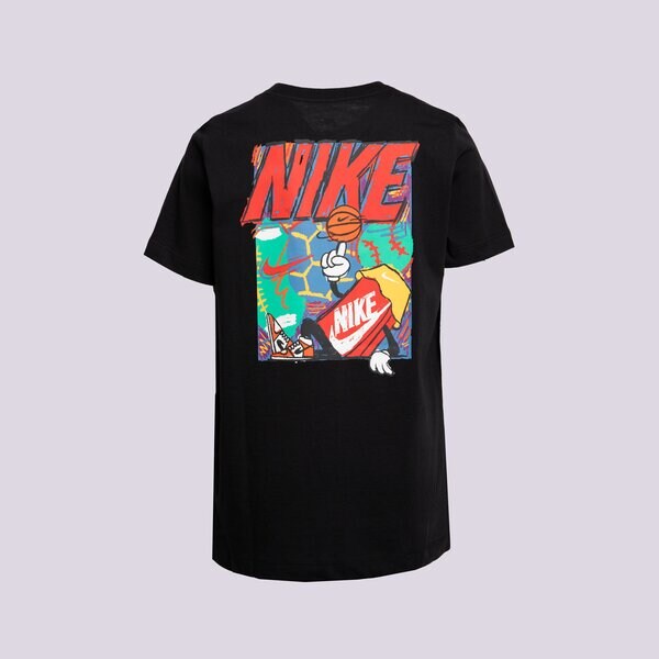 Детска тениска NIKE ТЕНИСКА K NSW TEE BOXY MULTI SPORT BOY hv5212-010 цвят черен