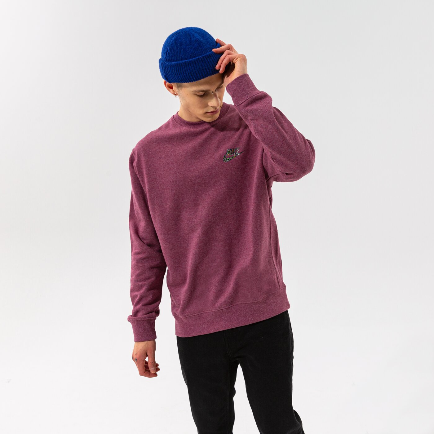 Мъжки суичър NIKE СУИТЧЪР M NSW SPE+ SB CRW REVIVAL dd7045-533 цвят кафяв