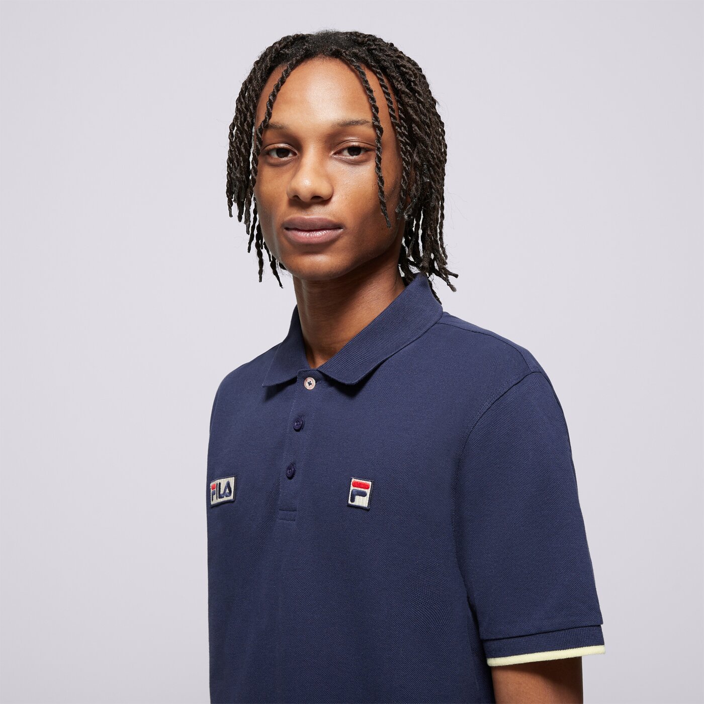 Мъжка тениска FILA ТЕНИСКА PABLO fw24mh033410 цвят тъмносин