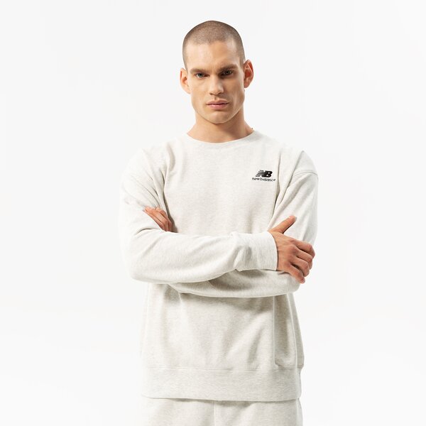 Мъжки суичър NEW BALANCE СУИТЧЪР NB ESSENTIALS UNI-SSENTIALS CREW ut21501sah цвят сив