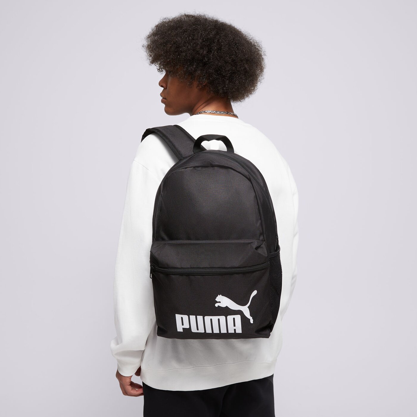 Детска раница PUMA РАНИЦА PHASE 7994301 цвят черен