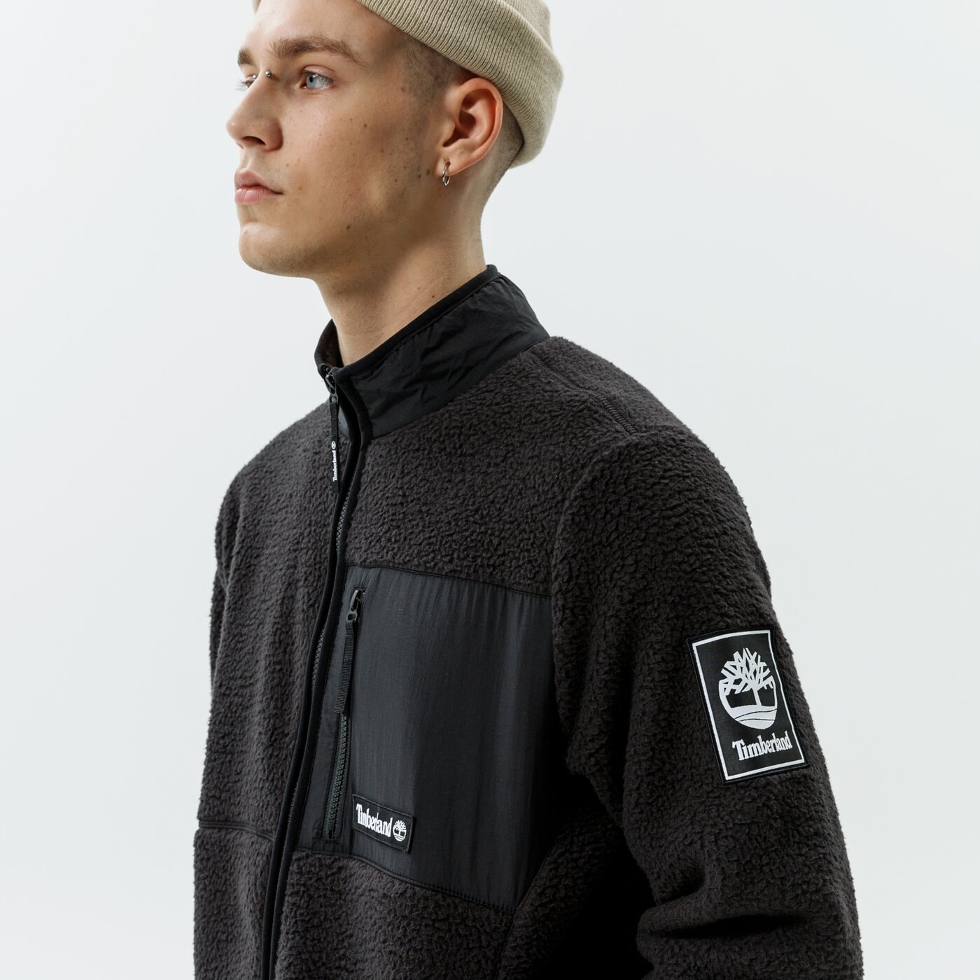 Мъжко зимно яке TIMBERLAND ЯКЕ YC OUTDOOR ARCHIVE SHERPA FLEECE JACKET tb0a24a50011 цвят черен