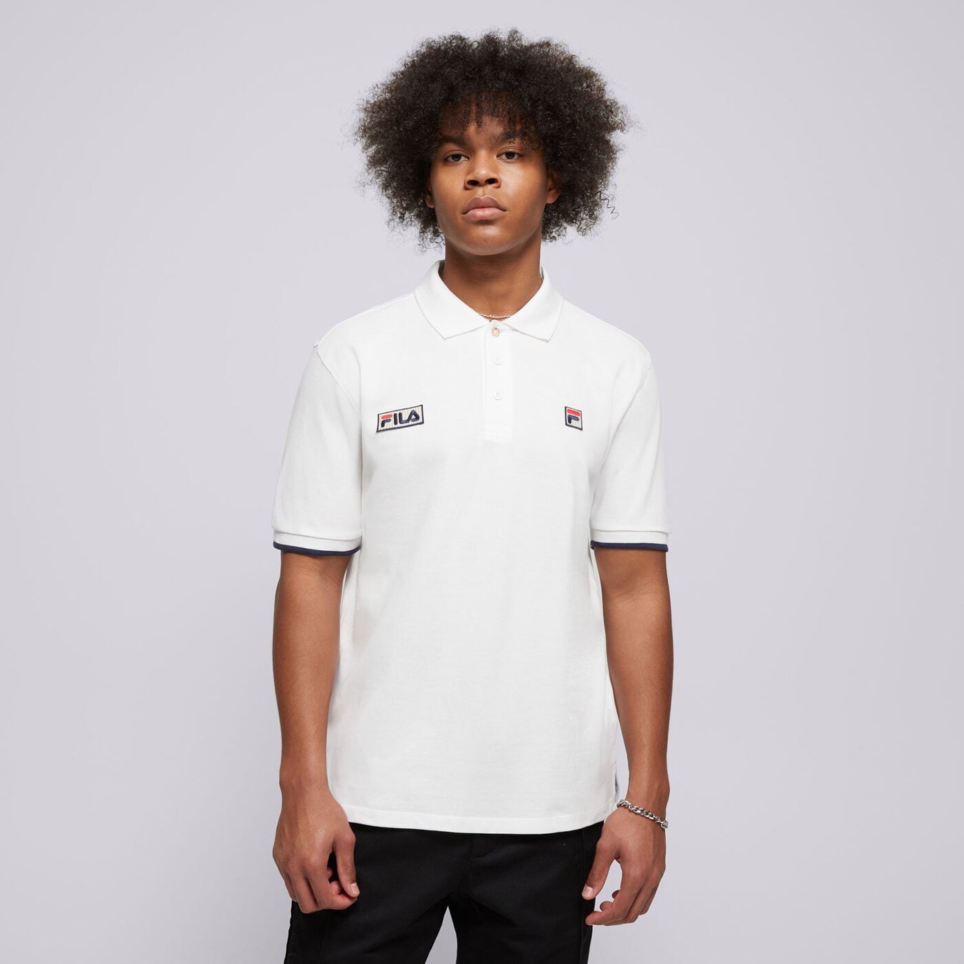 Мъжка тениска FILA ТЕНИСКА PABLO fw24mh033100 цвят бял