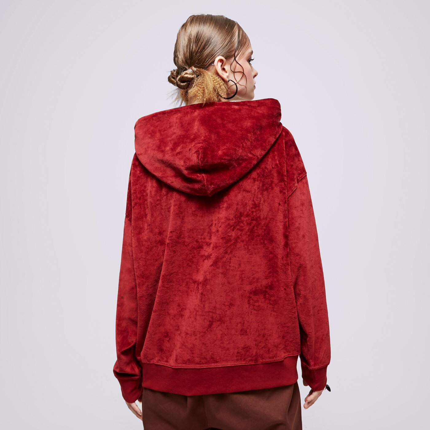 Дамски суичър LEVI'S СУИТЧЪР С КАЧУЛКА GRAPHIC LIAM HOODIE REDS a50050006 цвят бордо