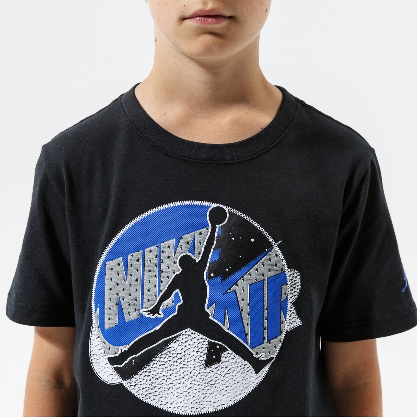 Детска тениска JORDAN ТЕНИСКА JUMPMAN PATCHED TEE BOY 95a902-023 цвят черен