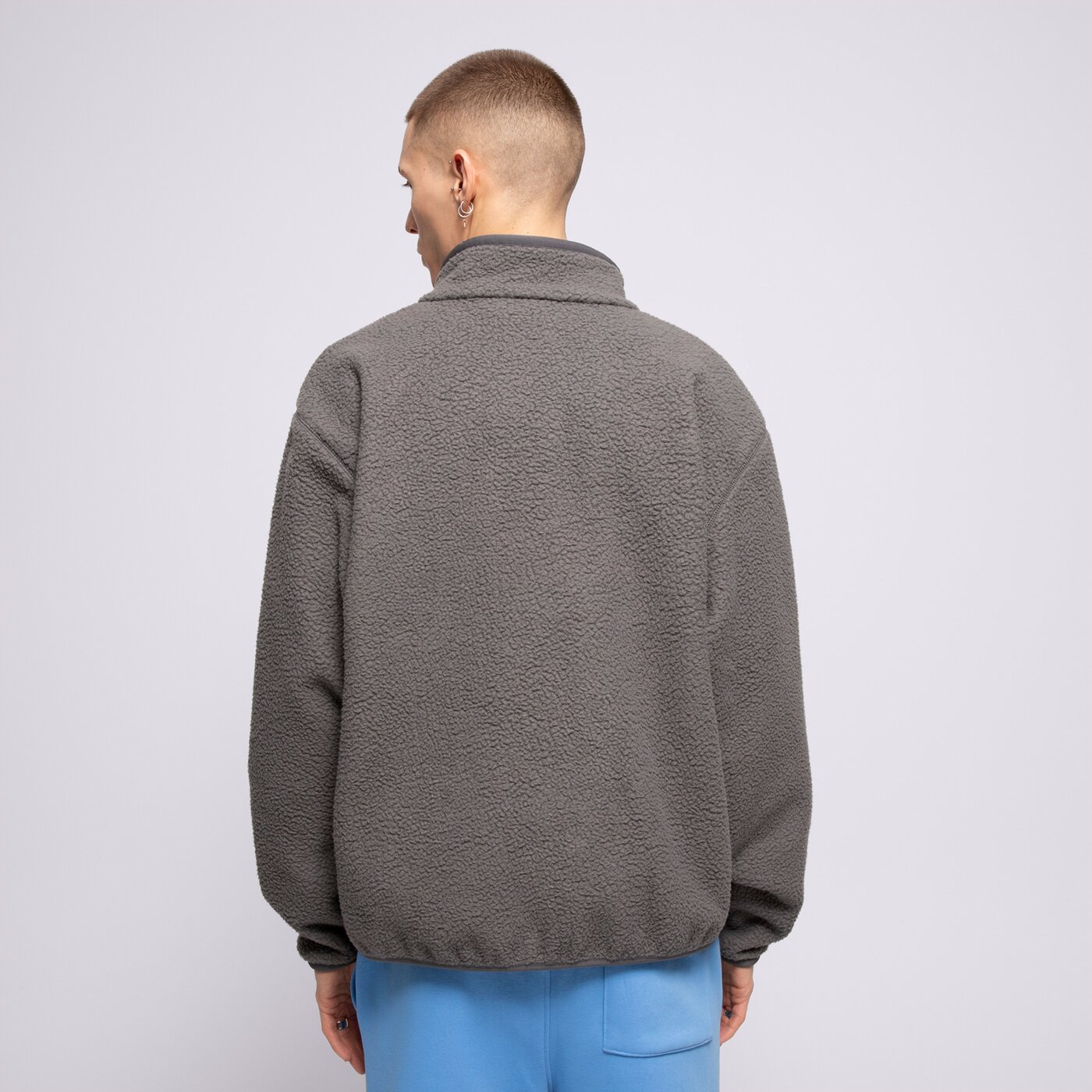 Мъжки суичър NIKE ПОЛАР M NK CLUB SSNL WINTER JKT fz0888-068 цвят сив