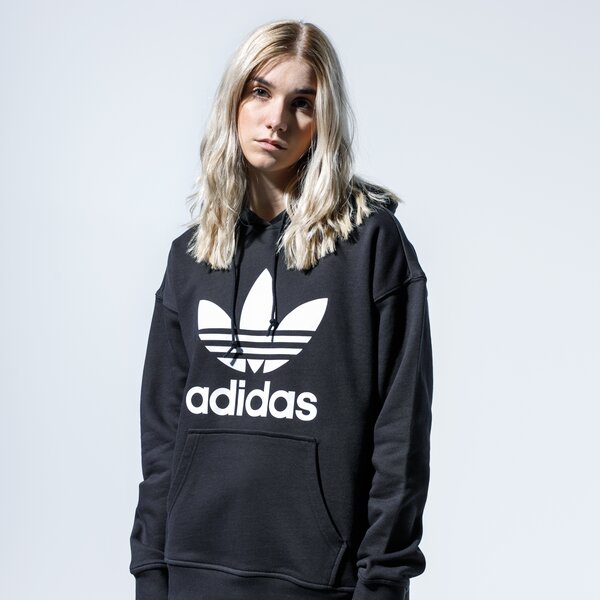 Дамски суичър ADIDAS СУИТЧЪР С КАЧУЛКА TRF HOODIE fm3307 цвят черен