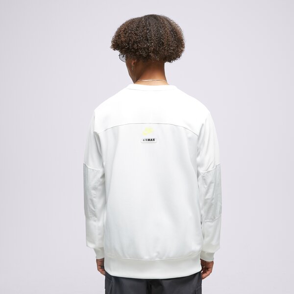 Мъжки суичър NIKE СУИТЧЪР MAX PK CREW WHT/VLT SWEATSHIRT fb1437-100 цвят бял