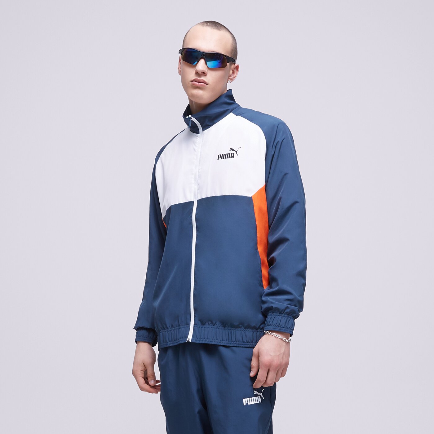 PUMA КОМПЛЕКТ WOVEN TRACKSUIT CL 67398016 цвят тъмносин