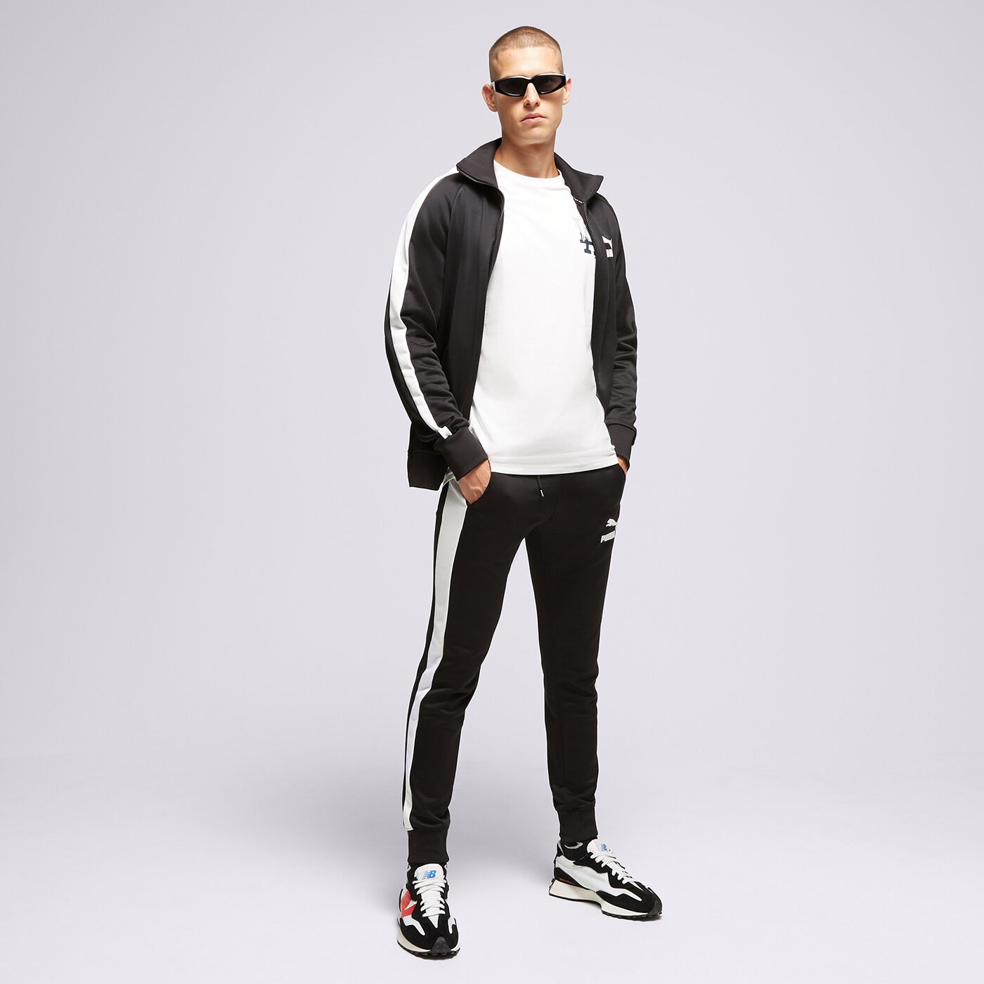 PUMA СУИТЧЪР С ЦИП ICONIC T7 TRACK 53009401 Мъжки Цвят черен Модни ...