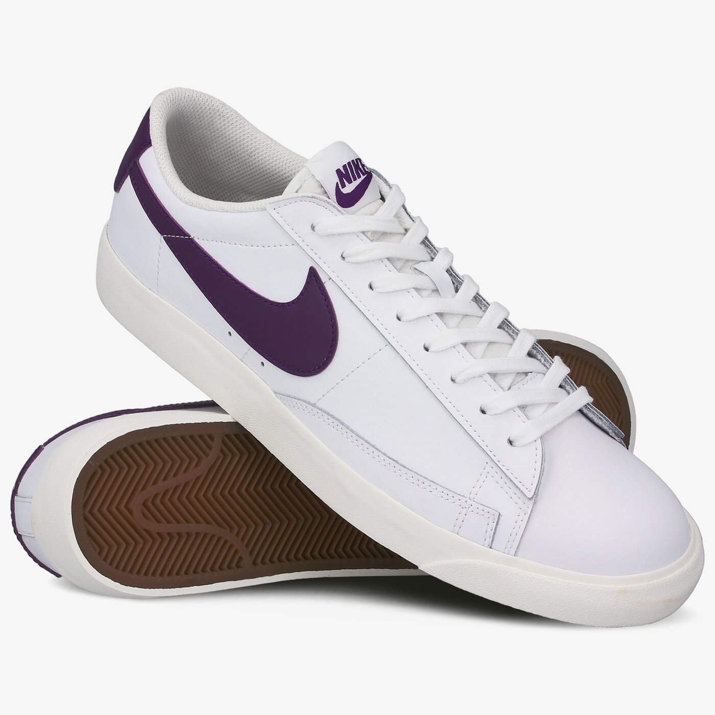 Мъжки маратонки NIKE BLAZER LOW LEATHER ci6377-103 цвят бял