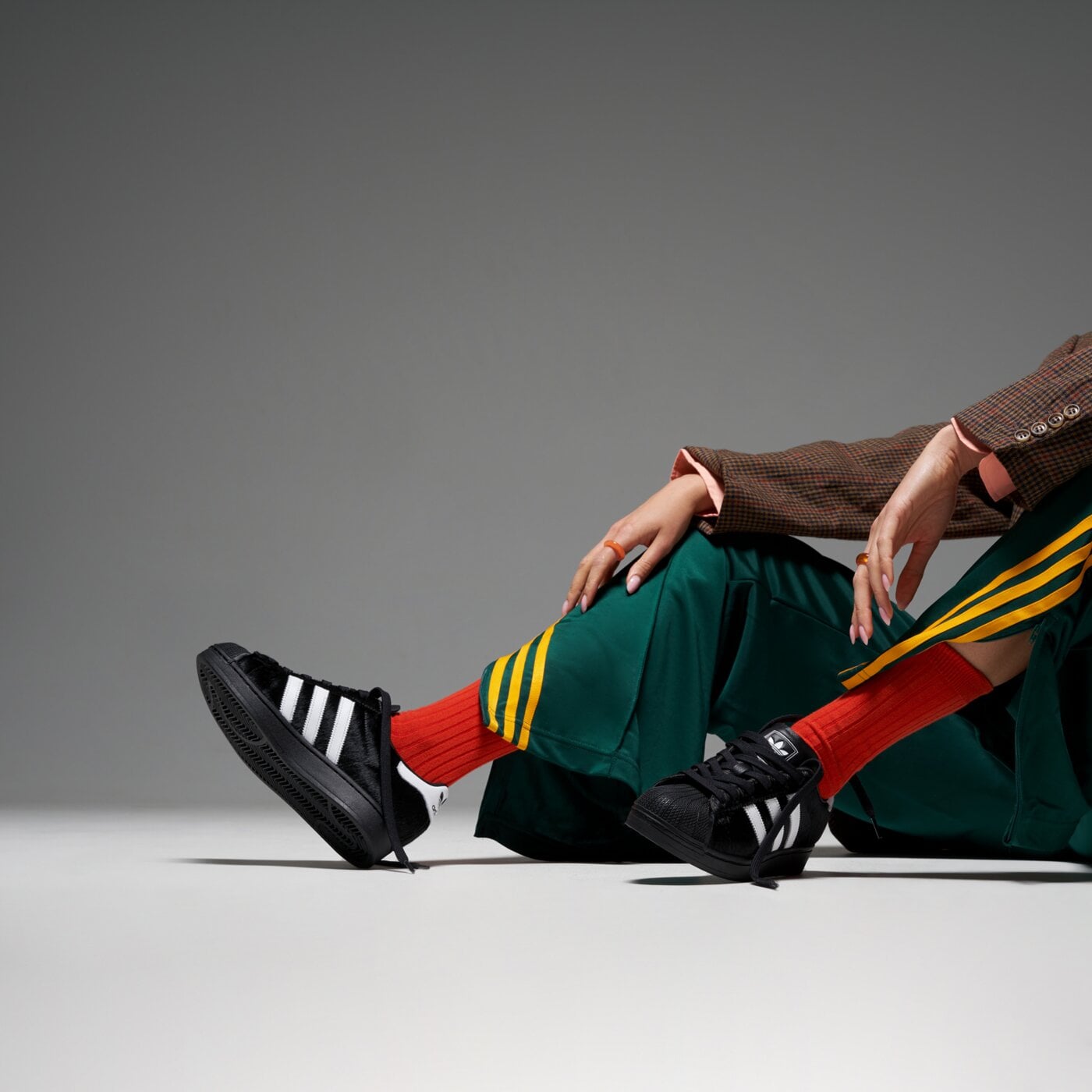 Дамски маратонки ADIDAS SUPERSTAR II W jh9475 цвят черен