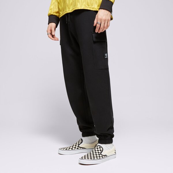 Мъжки панталони TIMBERLAND ПАНТАЛОНИ WOVEN BADGE CARGO SWEATPANT tb0a6wqj0011 цвят черен