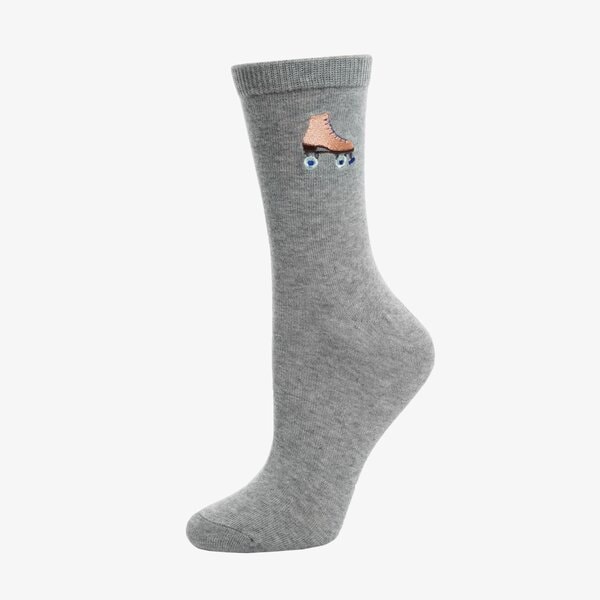 Дамски чорапи SIZEER ЧОРАПИ SKATE si39skd61002 цвят сив