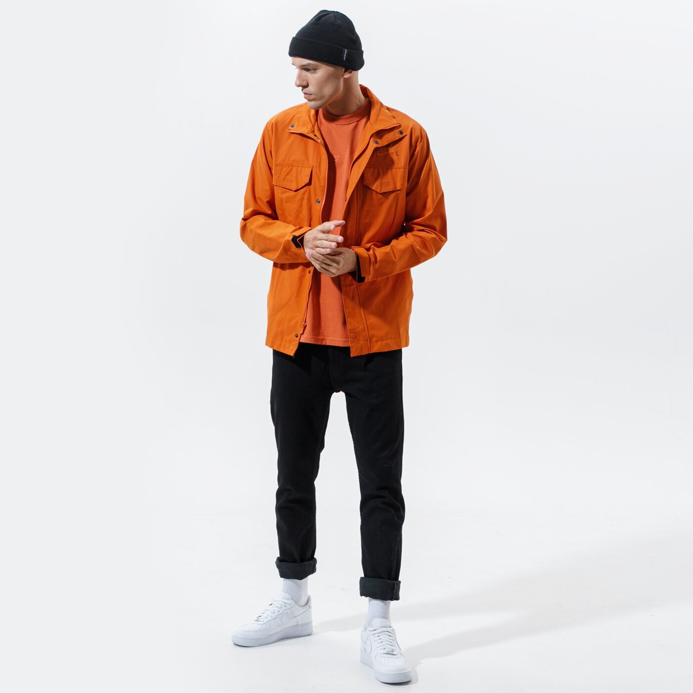 Мъжка тениска NIKE ТЕНИСКА SPORTSWEAR db3193-812 цвят оранжев