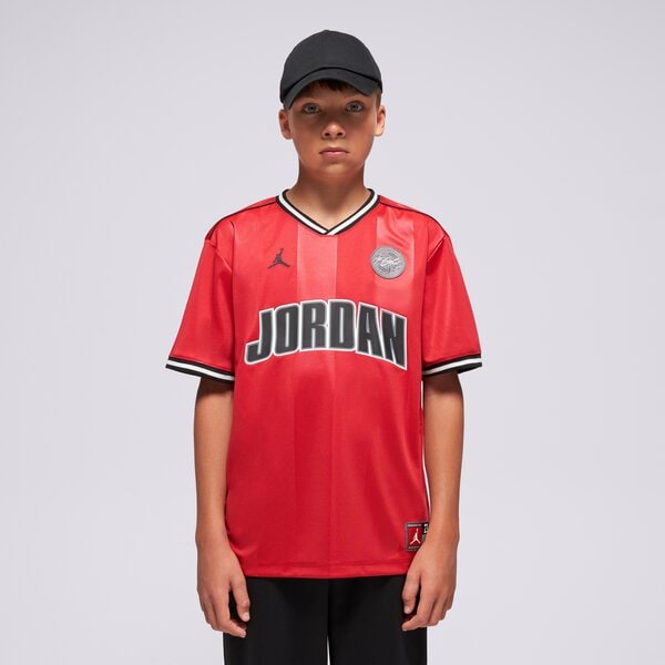 Детска тениска JORDAN ТЕНИСКА JDB MJ SPORT JERSEY BOY 95f217-r78 цвят червен