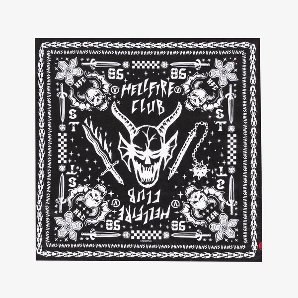 Дамска шапка с козирка VANS BANDANA HFC BANDANA vn0007rsblk1 цвят черен