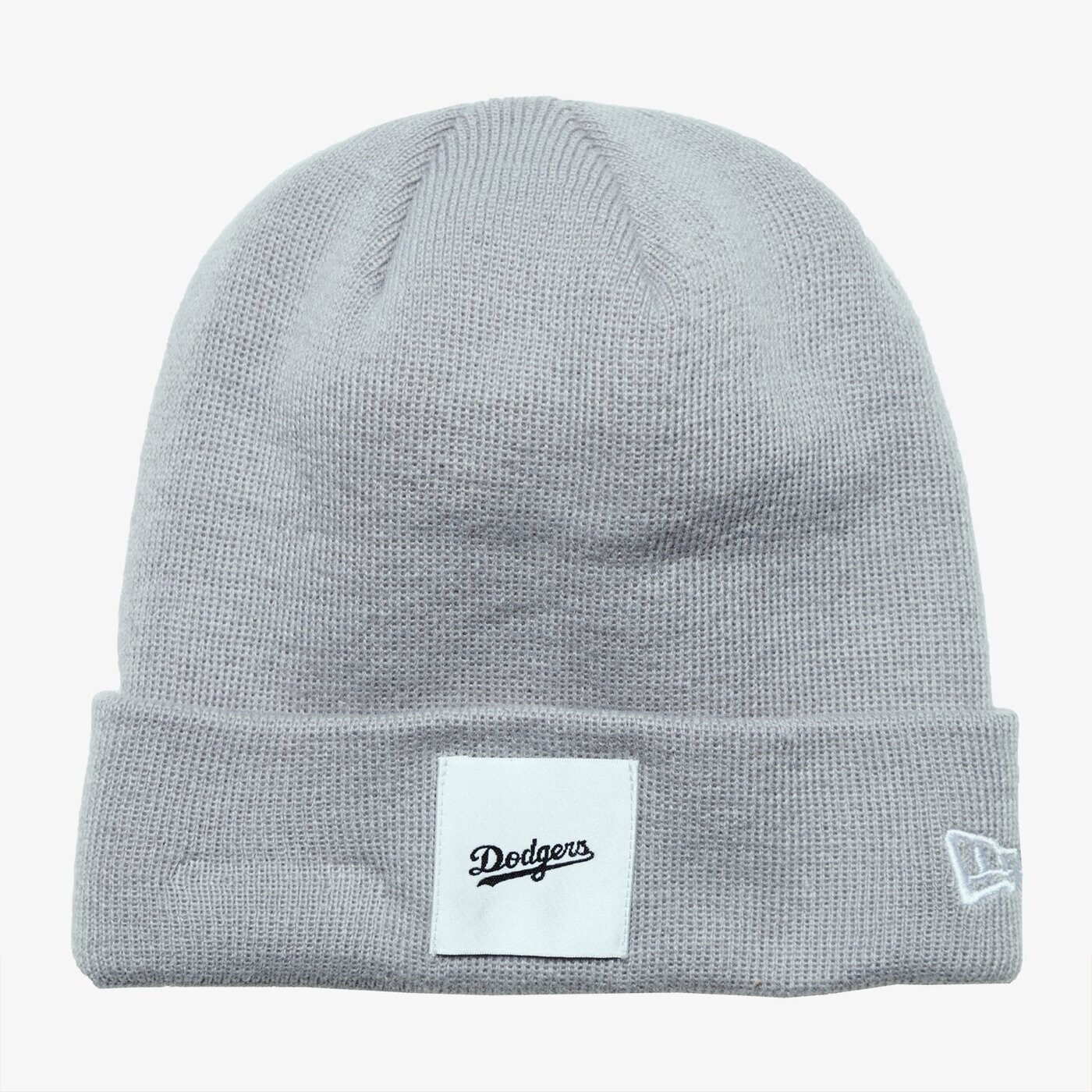 Дамска зимна шапка NEW ERA ЗИМНА ШАПКА SATIN PATCH KNIT LA DODGERS LA DODGERS G 80536193 цвят сив