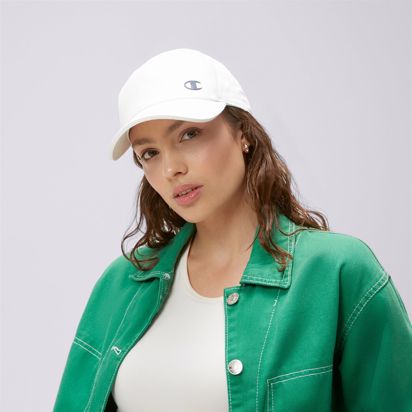Дамска шапка с козирка CHAMPION ШАПКА BASEBALL CAP 800381ww001 цвят бял