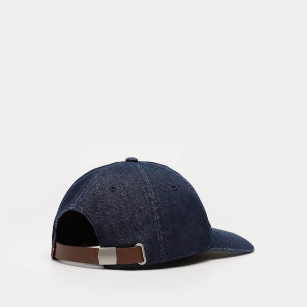 Дамска шапка с козирка LEVI'S ШАПКА ESSENTIAL CAP d75890004 цвят син
